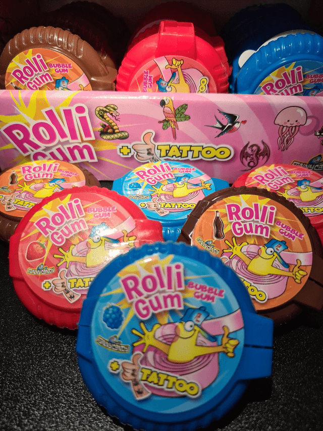Rolli Gum avec tatouage - à l&#039;unité